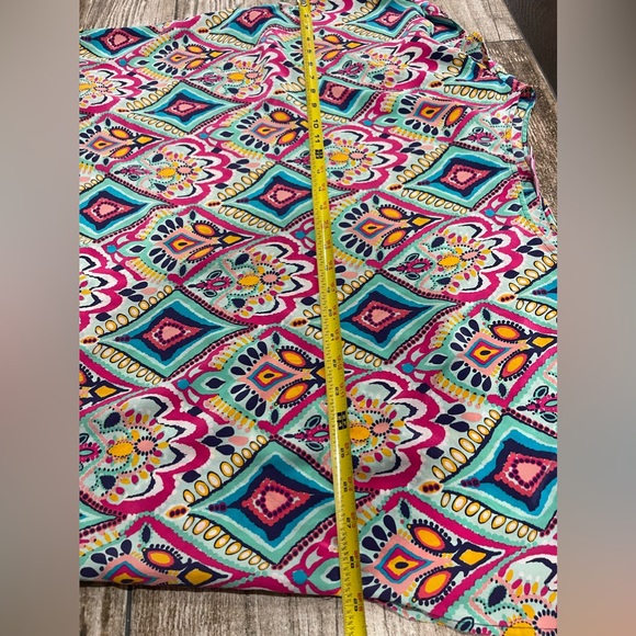 Lilly Pulitzer Silk Trace Top Crown Jewels Cutouts On Shoulders Size Small - Picture 5 of 8